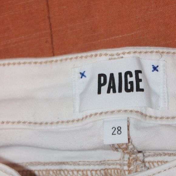 PAIGE White high-Rise Verdugo Ankle Jeans Women's Size 28 - Picture 6 of 10